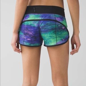 Lululemon rio nights size 4 speed shorts